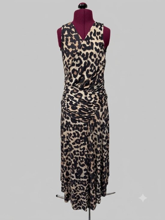 Hope for Flowers by Tracy Reese Dresses & Skirts - NWT Hope For Flowers by Tracy Reese Leopard Print Midi Dress - Size XS